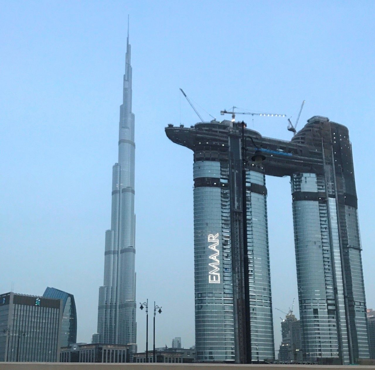 Khalifa Tower from near my hotel